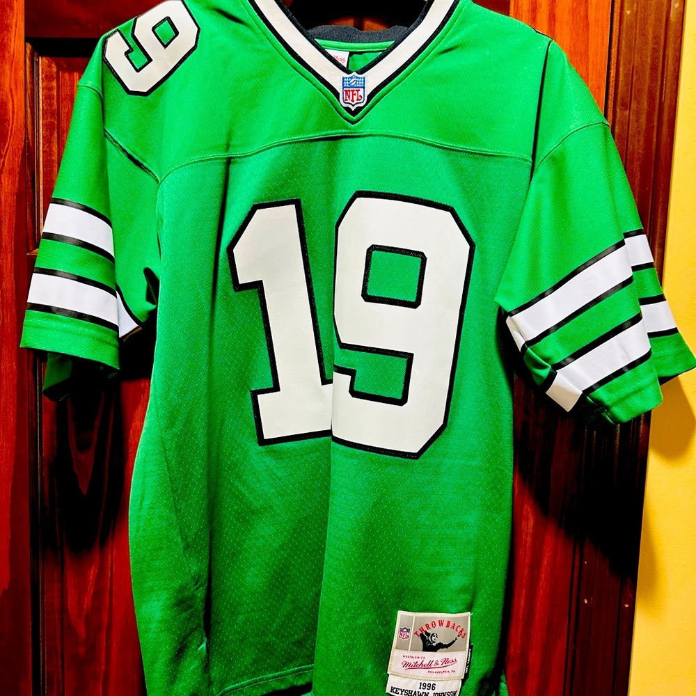 Keyshawn Johnson Mitchell Ness New York Jets Jersey Medium